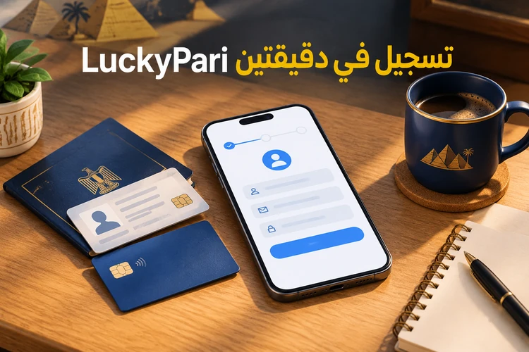 LuckyPari تسجيل في دقيقتين
