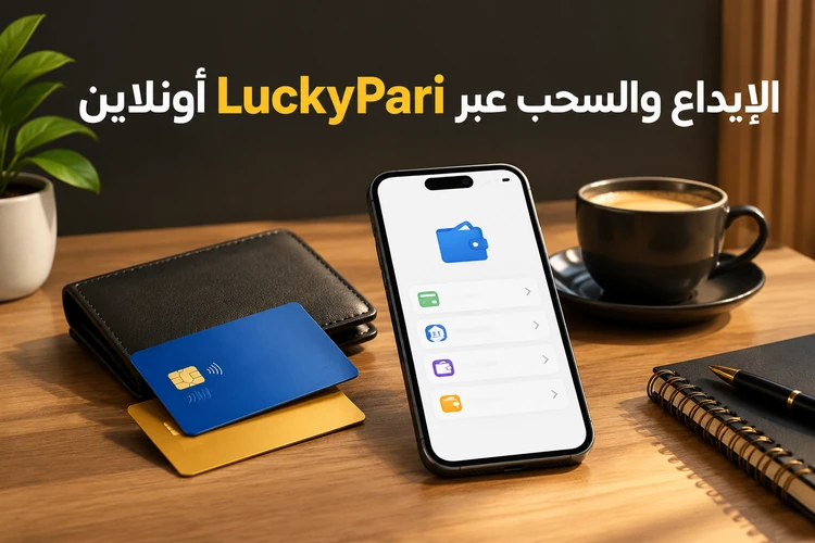 الإيداع والسحب عبر LuckyPari أونلاين